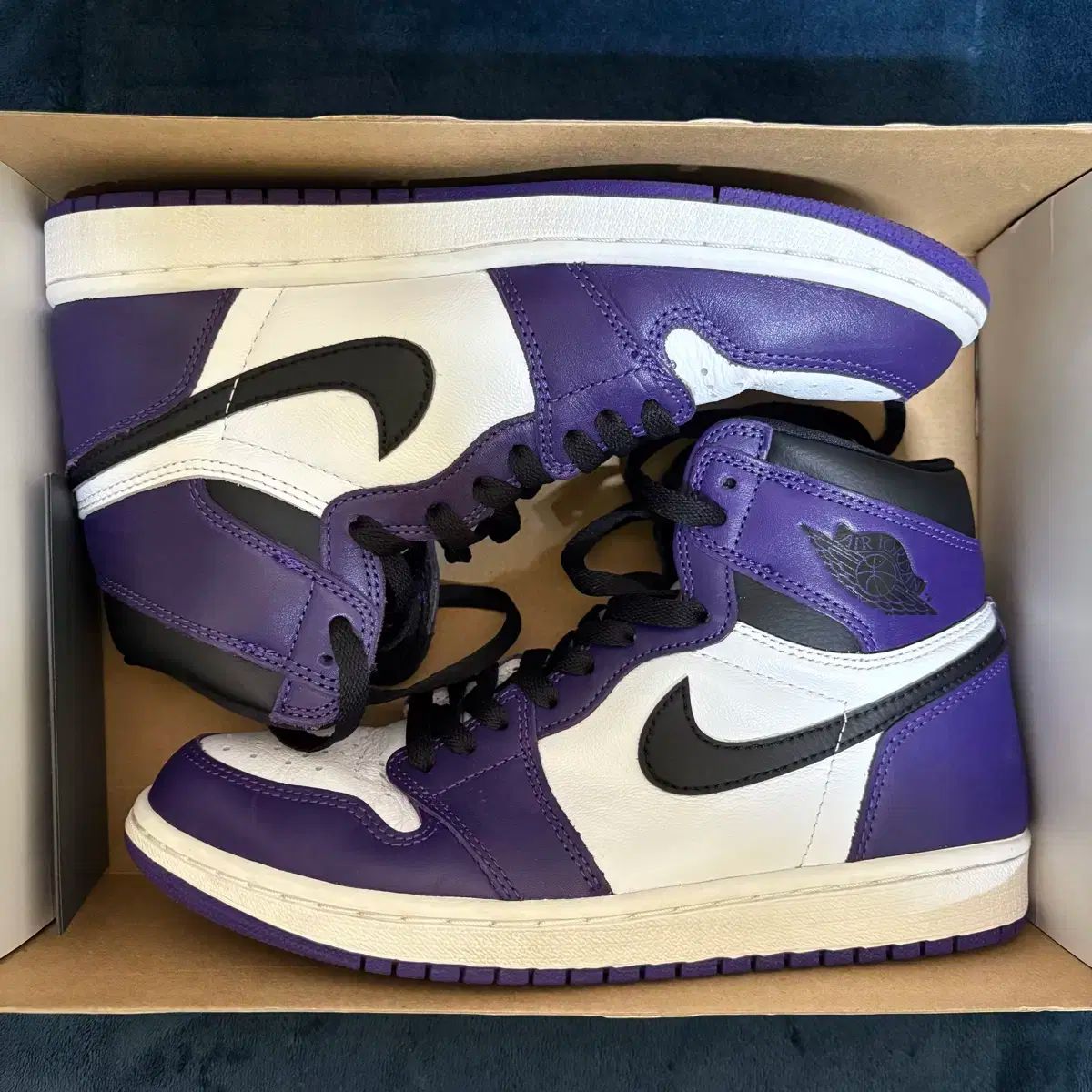 ナイキ ジョーダン1 ハイ コートパープル 260