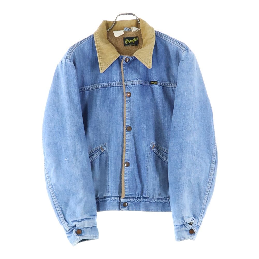 Wrangler (ラングラー) 80s 襟コーデュロイ 裏ボア デニムジャケット