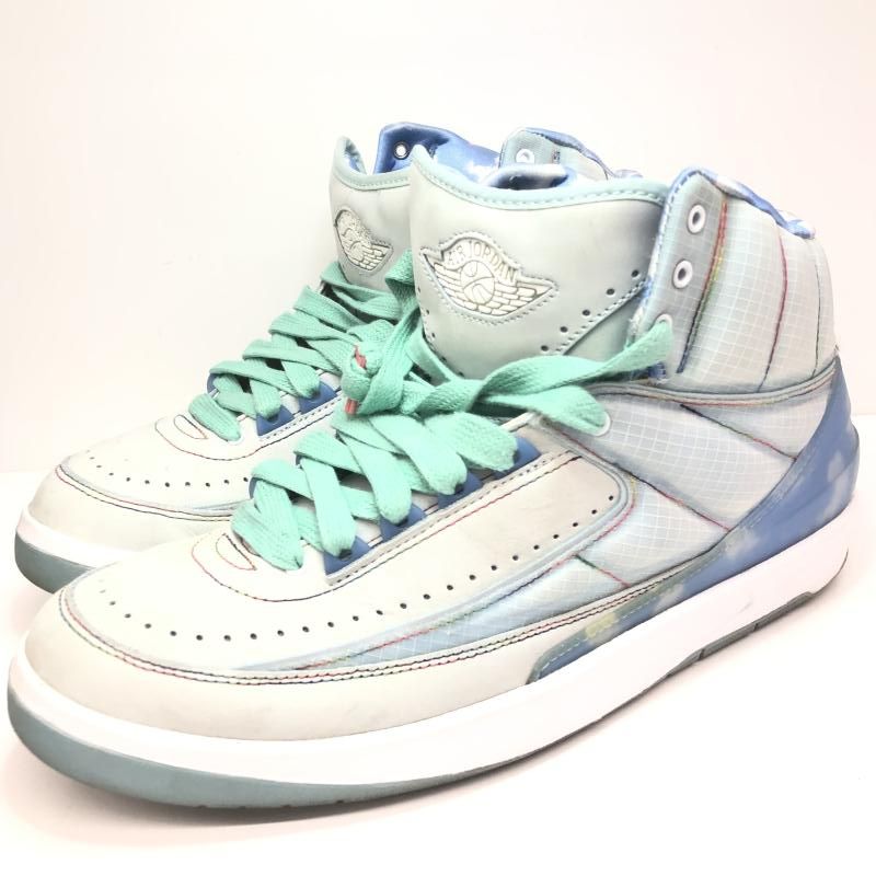 J Balvin NIKE AIR JORDAN 2 RETRO SP Celestine Blue White Multi Color 28.5㎝ DQ7691-419 J.バルヴィン 右ライト不良 66