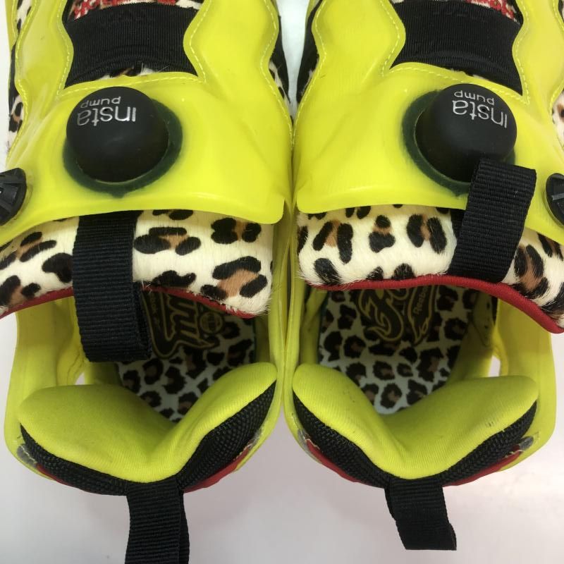 Reebok × ATMOS INSTAPUMP FURY CITRON ANIMAL 27cm FZ4432 リーボック アトモス インスタポンプフューリー シトロン アニマル 66 ODELLYA_COM