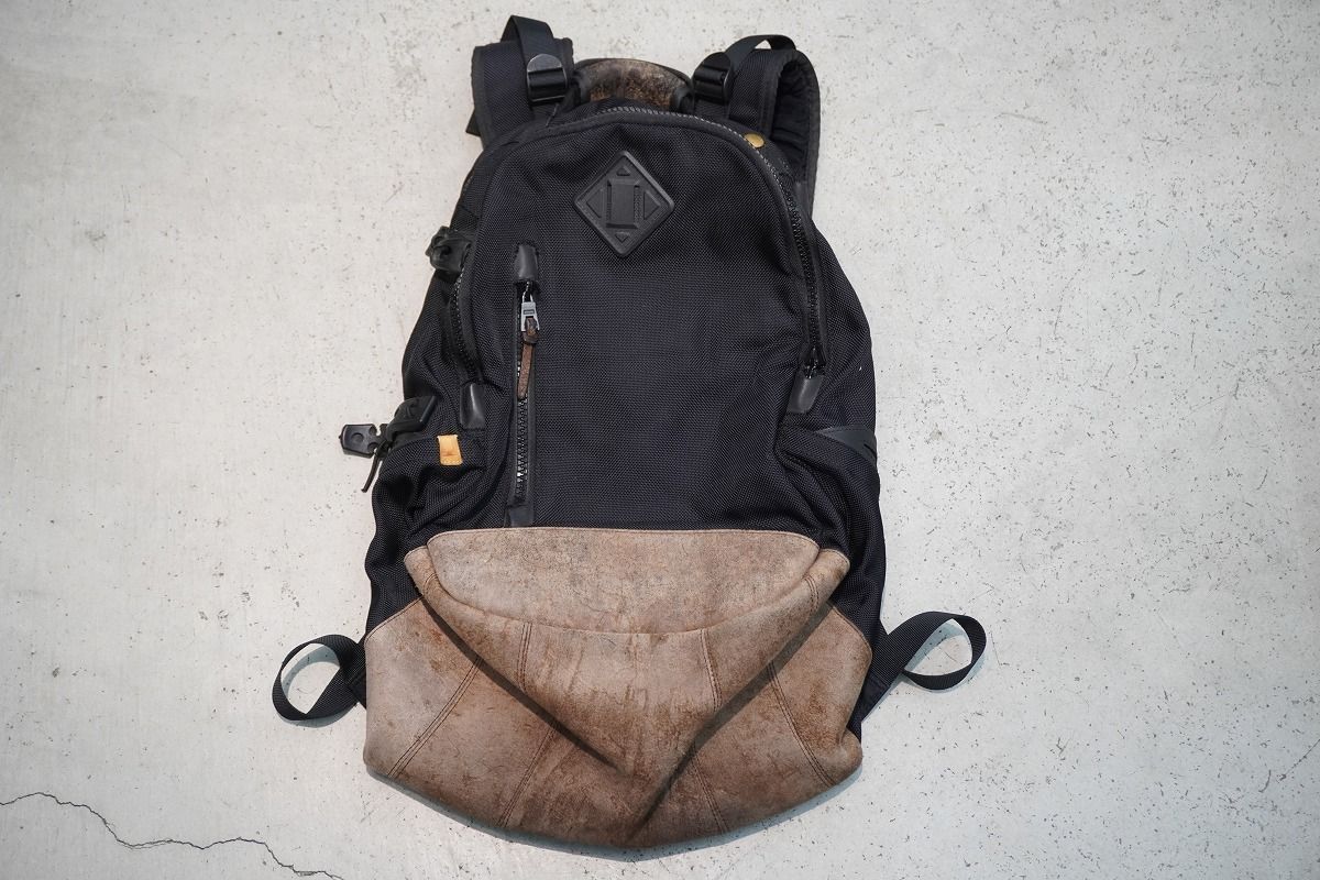 正規 visvim ビズビム ビスヴィム Ballistic20L バリステック バックパック リュック デイパック スエード 0114203003080 黒 1127N