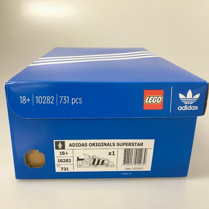 LEGO レゴ 10282 アディダス オリジナルス スーパースター 製造終了品 DB-123-F 大人レゴ adidas スニーカー 靴 372