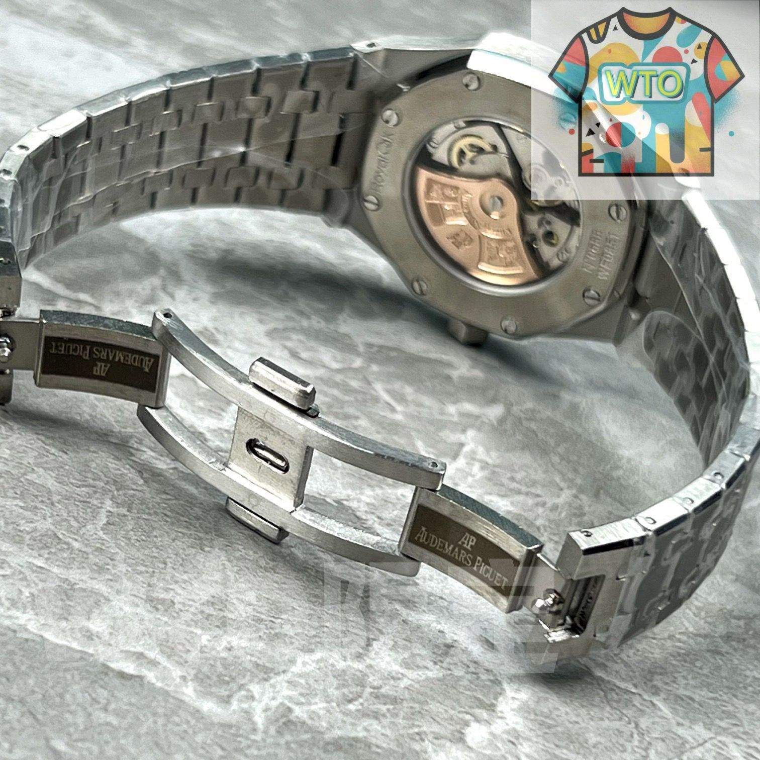  19今すぐ へようこそ! オーデマピゲ 腕時計 15500ST OO 1220ST 0122 WTO通販 WTO店名をご ください WTO輸入 CNC96 ニット 自動巻き時計 腕時計(アナログ)