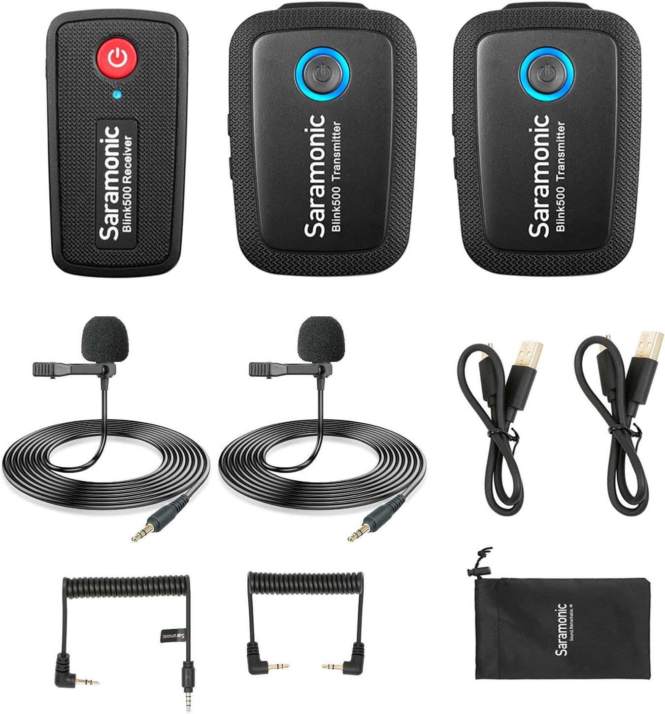 Saramonic サラモニック Blink 500 B 2 TX RX 4 GHz マイクロワイヤレスラベリアシステム 送信機 受信機 301 f 04