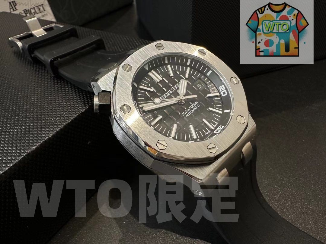 ご 大 です ロイヤルオーク オフショア ダイバー 15710 ST OO A 002 CA 01 自動巻き WTO通販 WTO店名をご ください WTO輸入 CAL 60