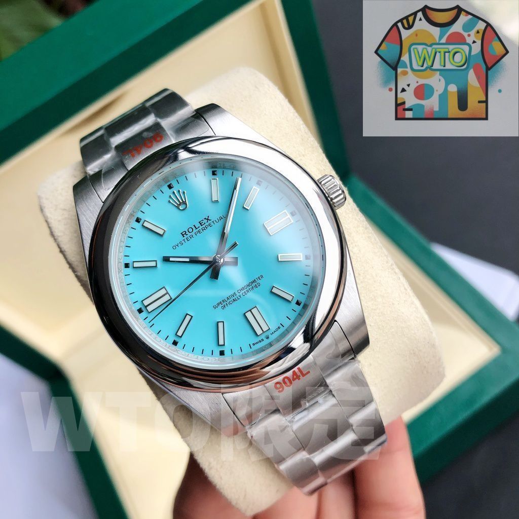 ご 大 です オイスターパーペチュアル36 ターコイズブルー 自動巻き|WTO通販| -WTO店名をご ください-WTO輸入-ZEF23
