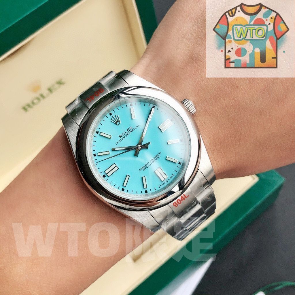 ターコイズブルー 自動巻き