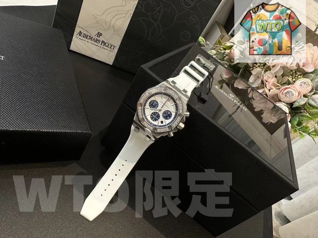  ご 大 です オーデマ ピゲ ロイヤルオークオフショア38mm 自動巻き WTO通販 WTO店名をご ください WTO輸入 IFU97 軽量素材 自動巻き時計 腕時計(アナログ)