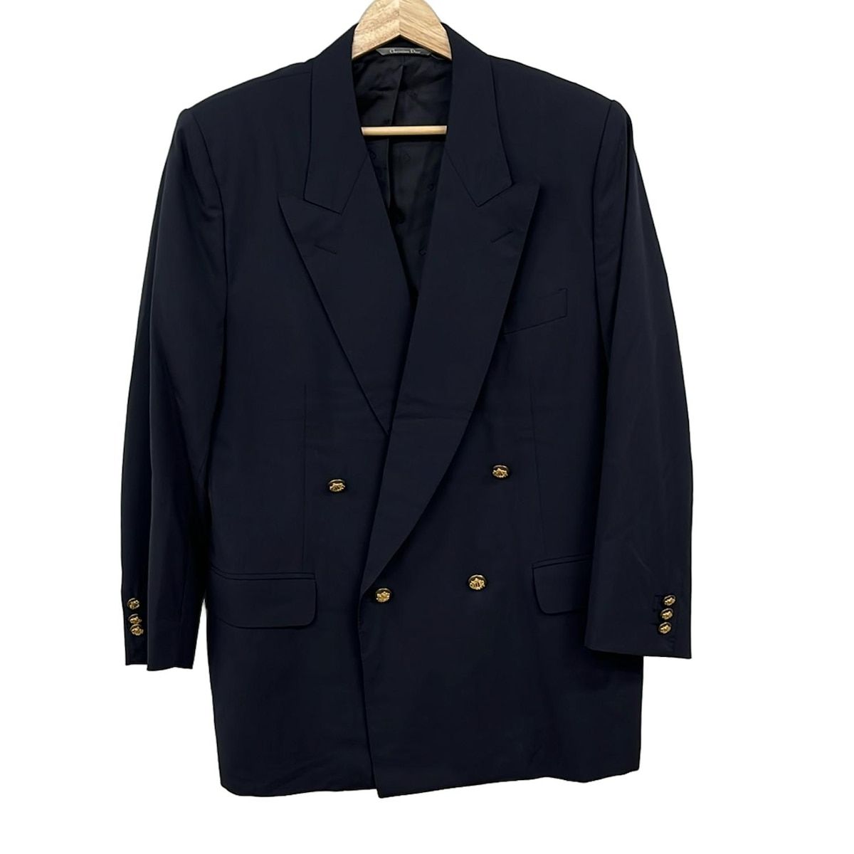 美品　クリスチャンディオール　ピーコート　女優襟　ネイビー　サイズM 楽天市場】【美品】クリスチャンディオール Christian Dior コート