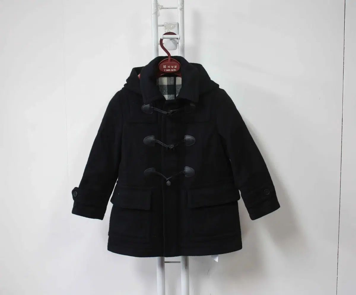 J-11961 バーバリー 男の子用 ダッフル コート 4 Y