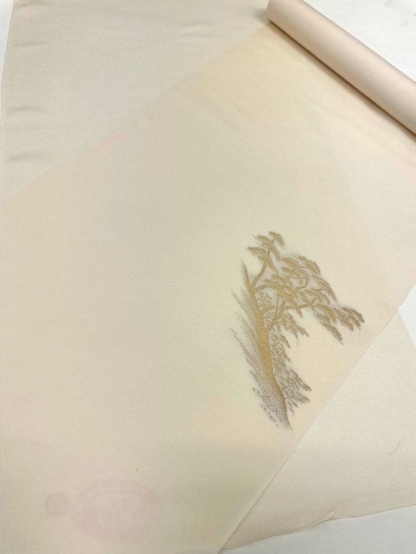  訪問着 色留袖 縫取り 琳派模様 共生地八掛付き 正絹 反物 T 9090 訪問着 付け下げ 着物反物