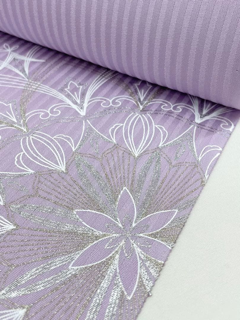 小紋 銀彩 紋意匠 飛び柄 大柄 正絹 反物 T9095 - メルカリ