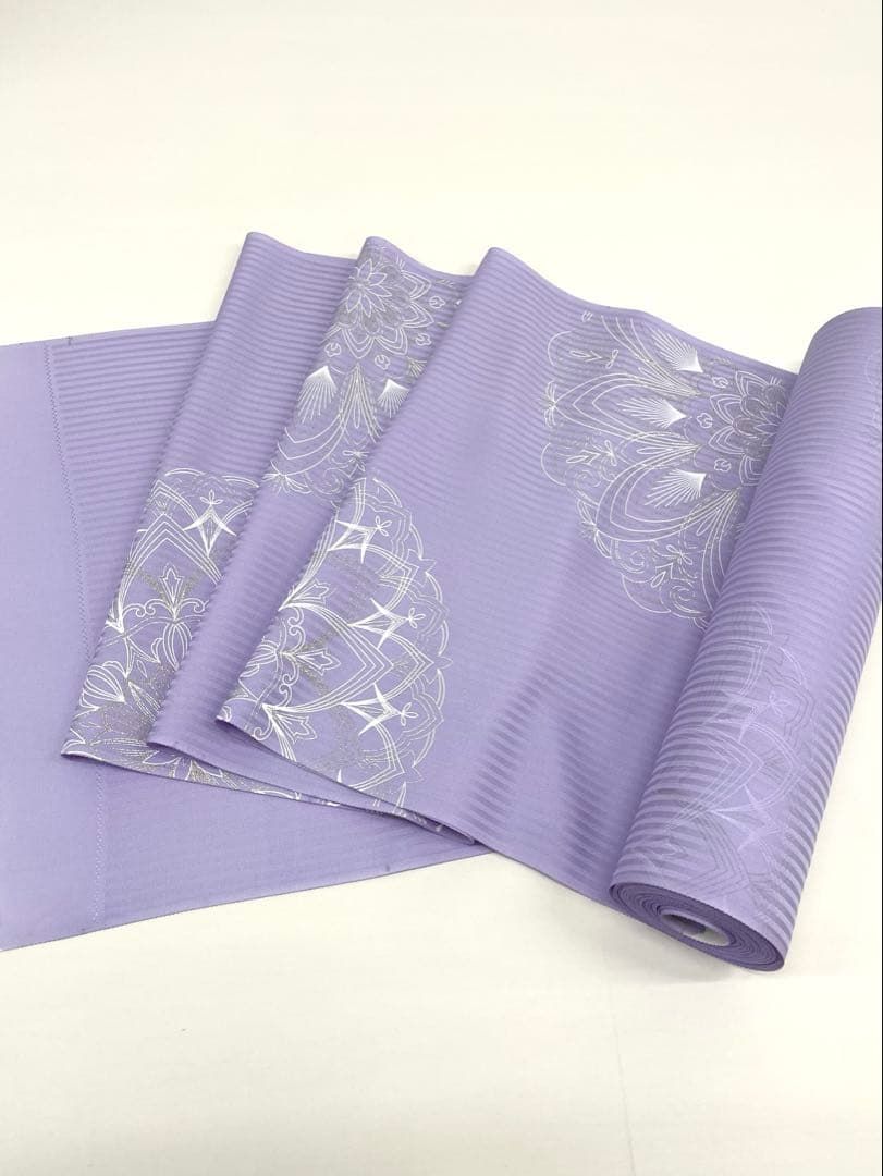  小紋 銀彩 紋意匠 飛び柄 大柄 正絹 反物 T 9096 小紋 着物反物