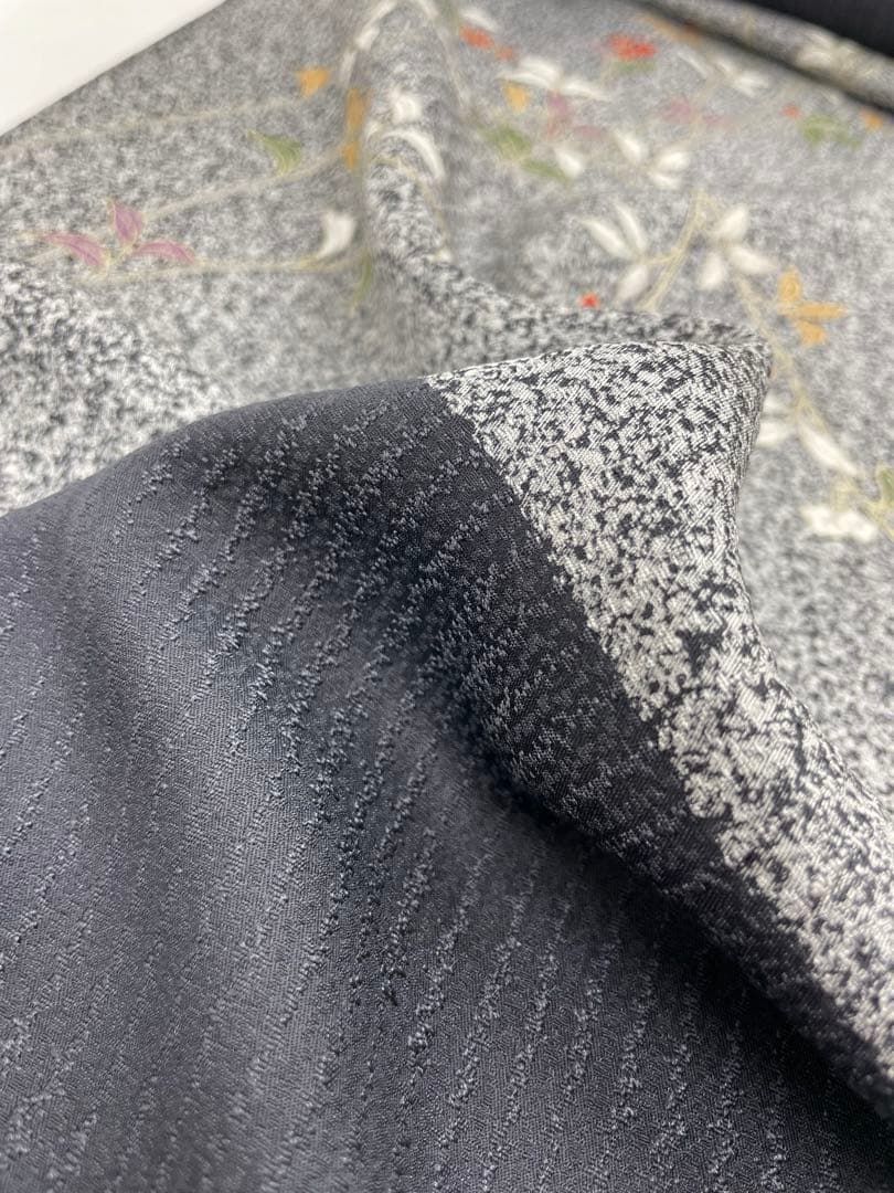  小紋 金彩 紋意匠 正絹 反物 T 9098 小紋 着物反物