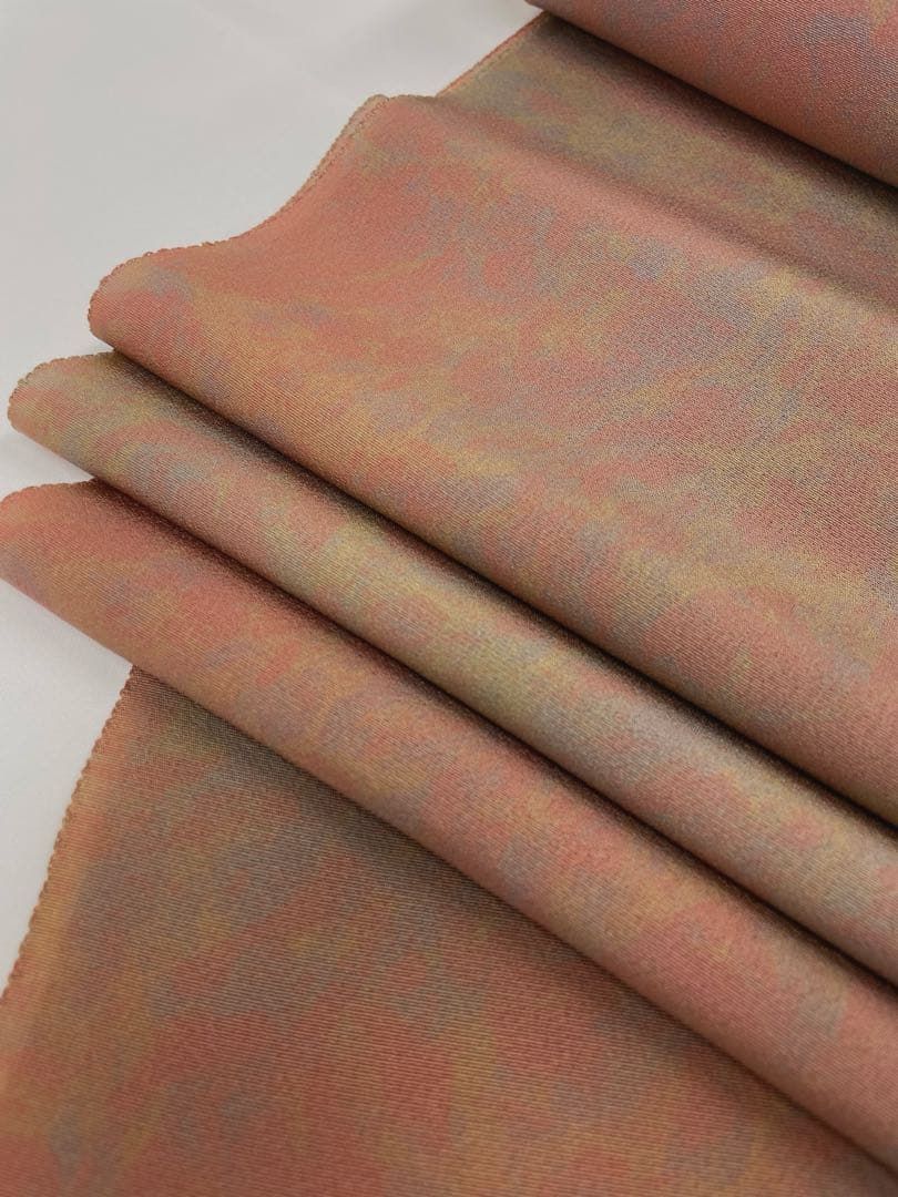  小紋 糊重ね マドレー染 正絹 反物 T 9099 小紋 着物反物