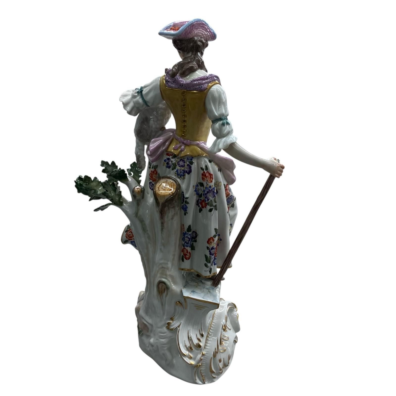 186000 現状品 Meissen マイセン 羊飼いの女性 - メルカリ