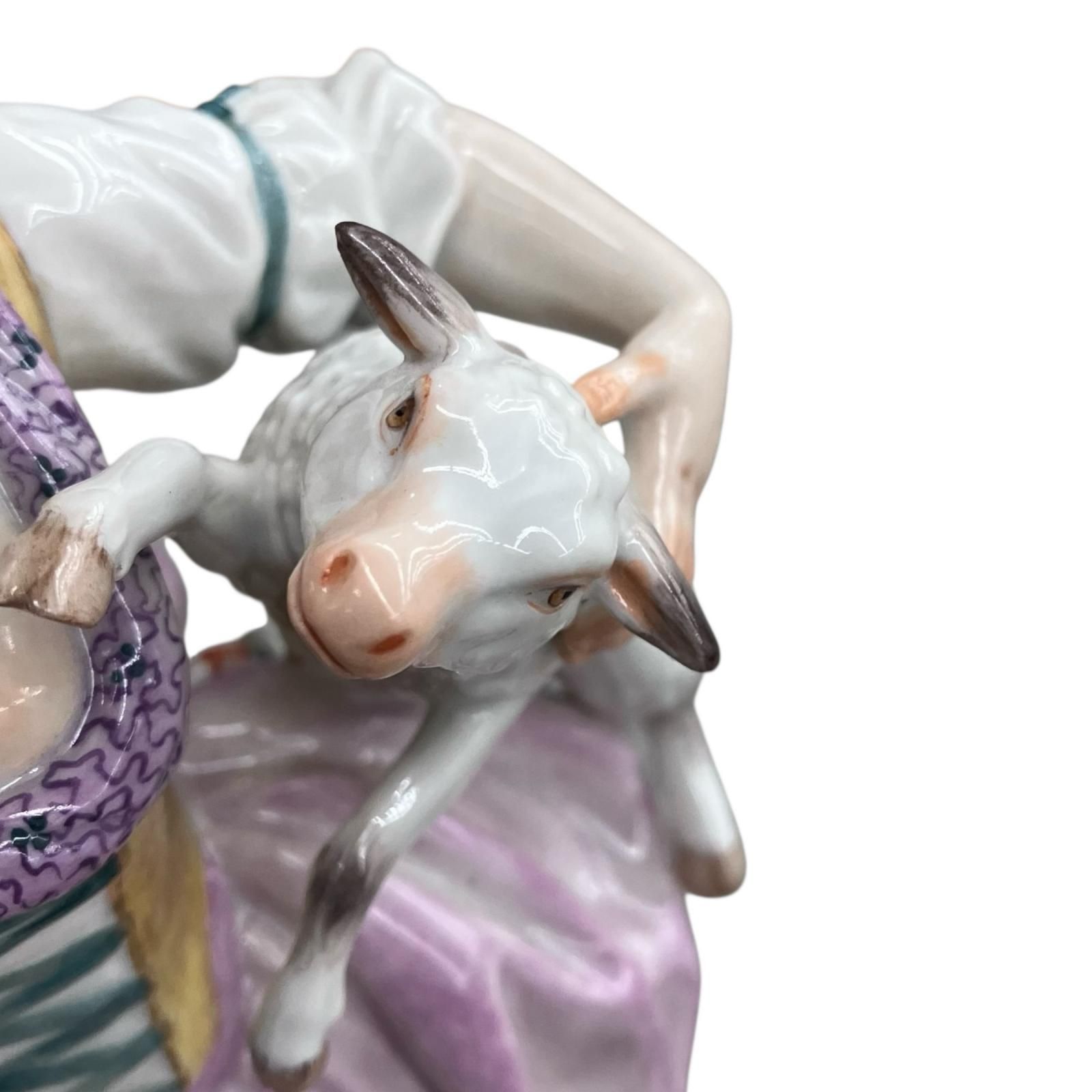 186000 現状品 Meissen マイセン 羊飼いの女性 - メルカリ