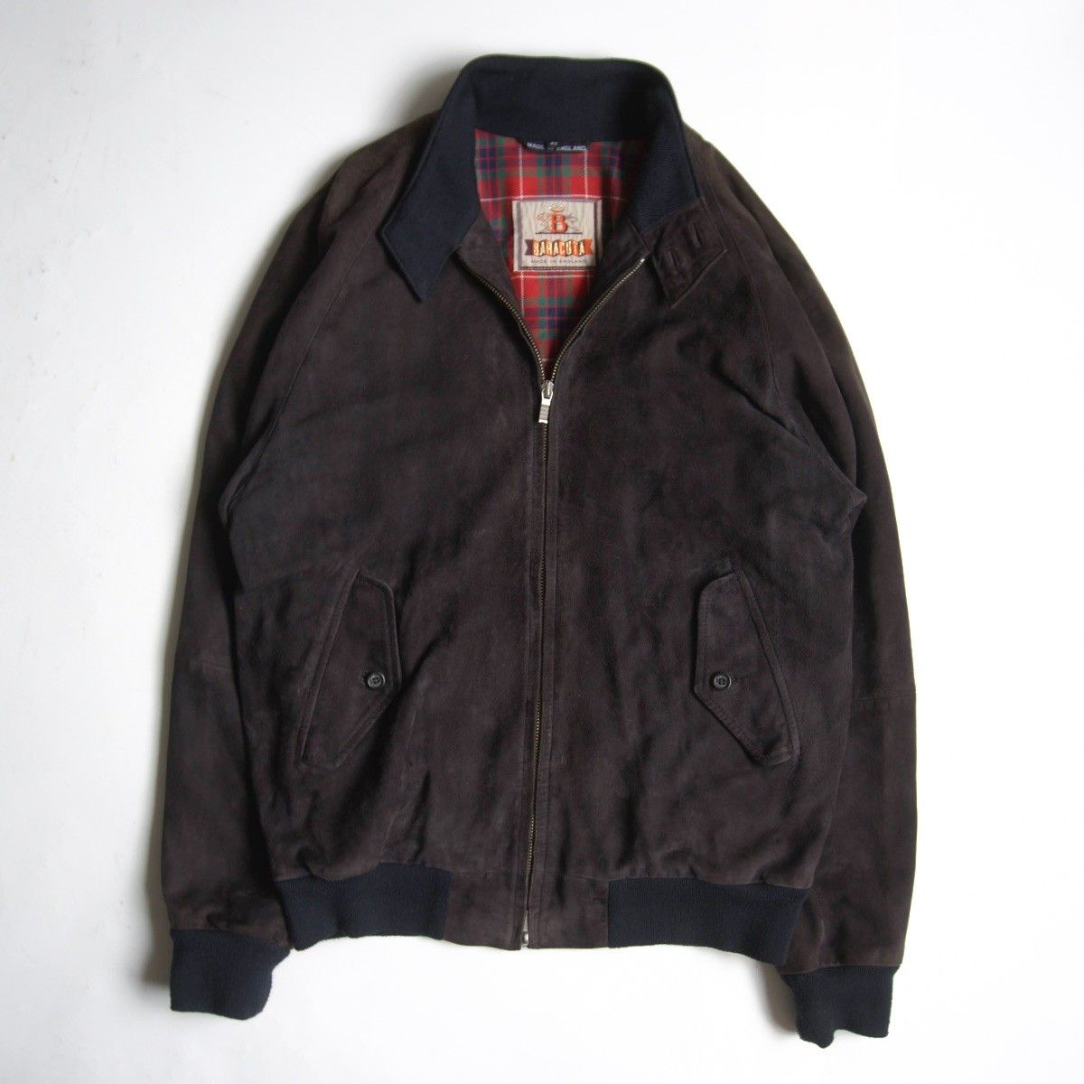 希少サイズ BARACUTA スウィングトップ ハリントンジャケット G9 黒 ビッグサイズ】 BARACUTA 【G9 スウェード スウィングトップ