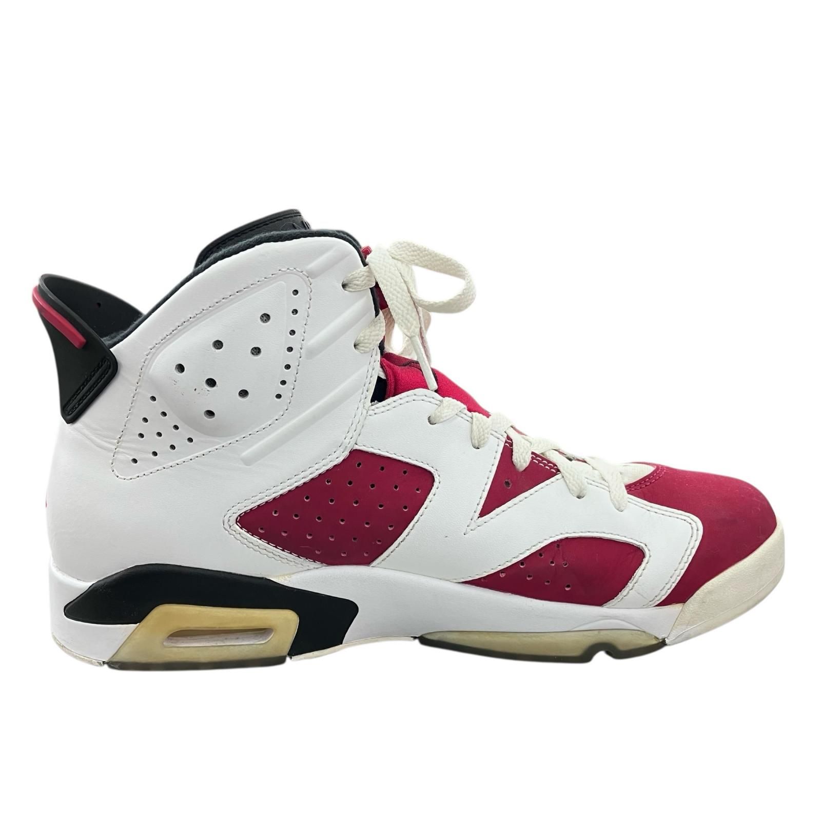 186000 現状品 NIKE AIR JORDAN 6 carmine 2021 AJ6 28.5cm - メルカリ