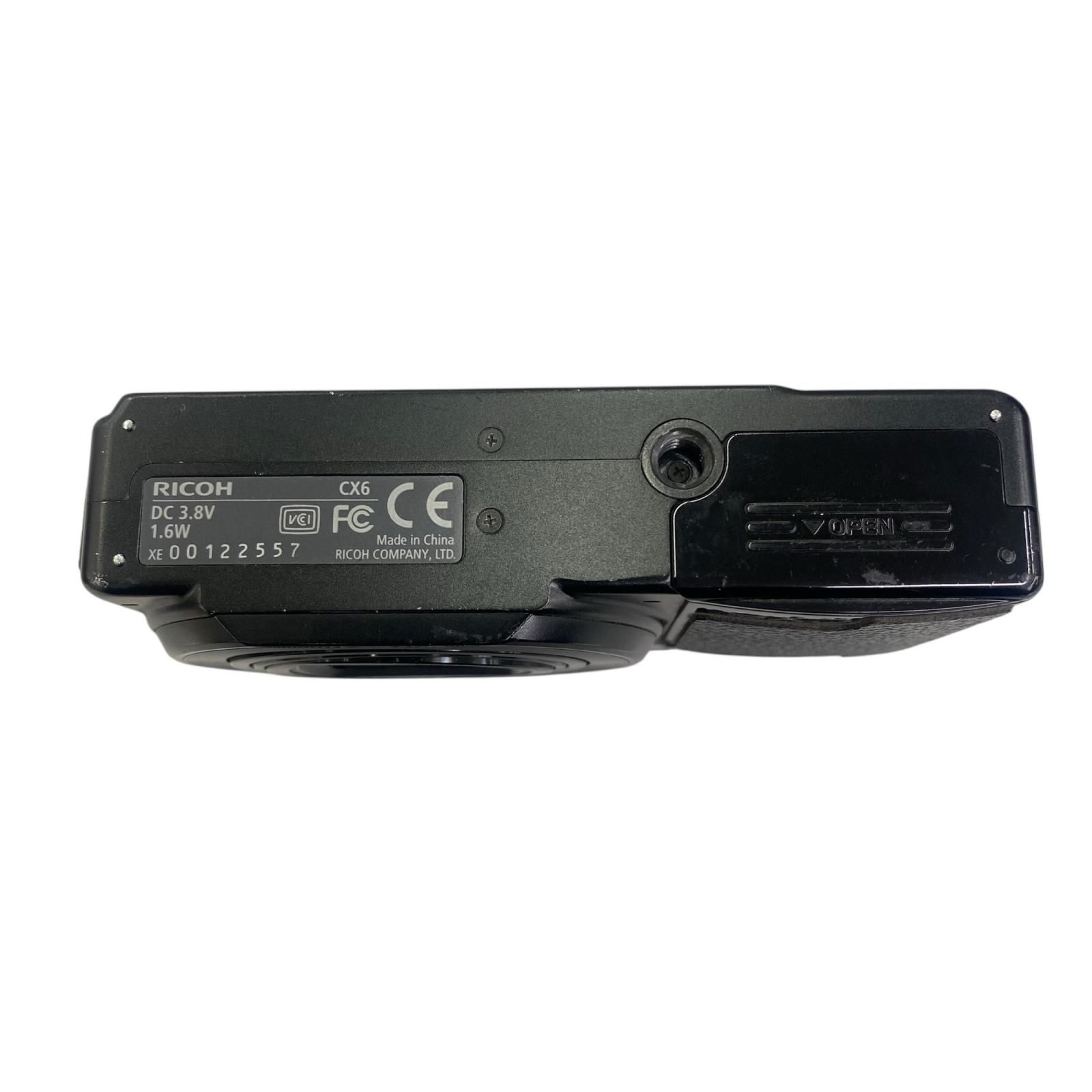 186000 動作未確認 RICOH リコー コンパクトデジタルカメラ CX6