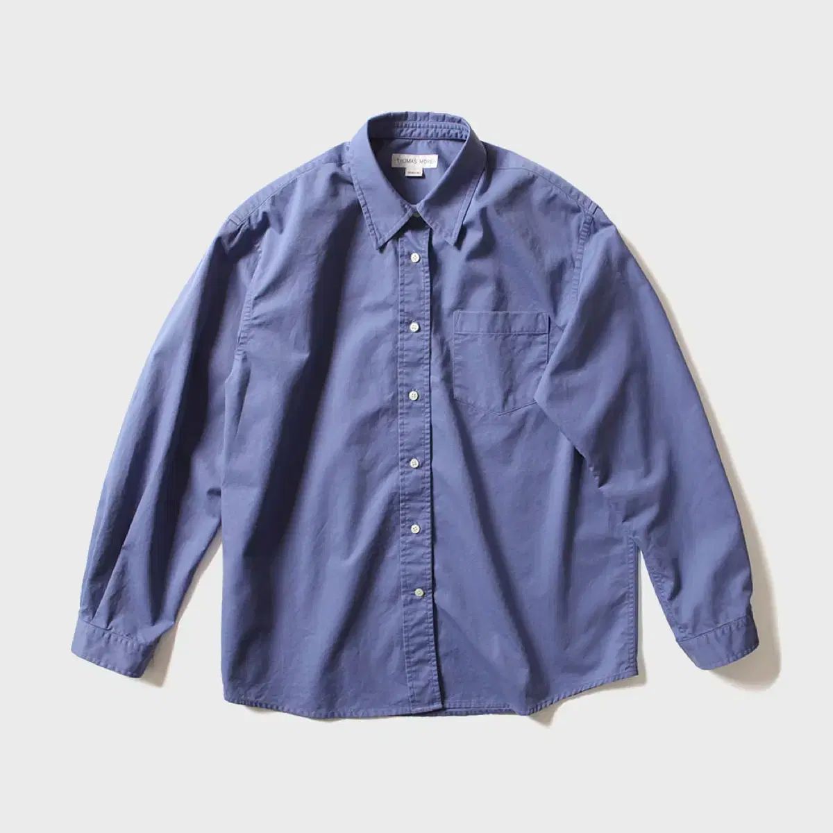 Thomas More トマス モア フェイディドシャツ ブルーベルベット M