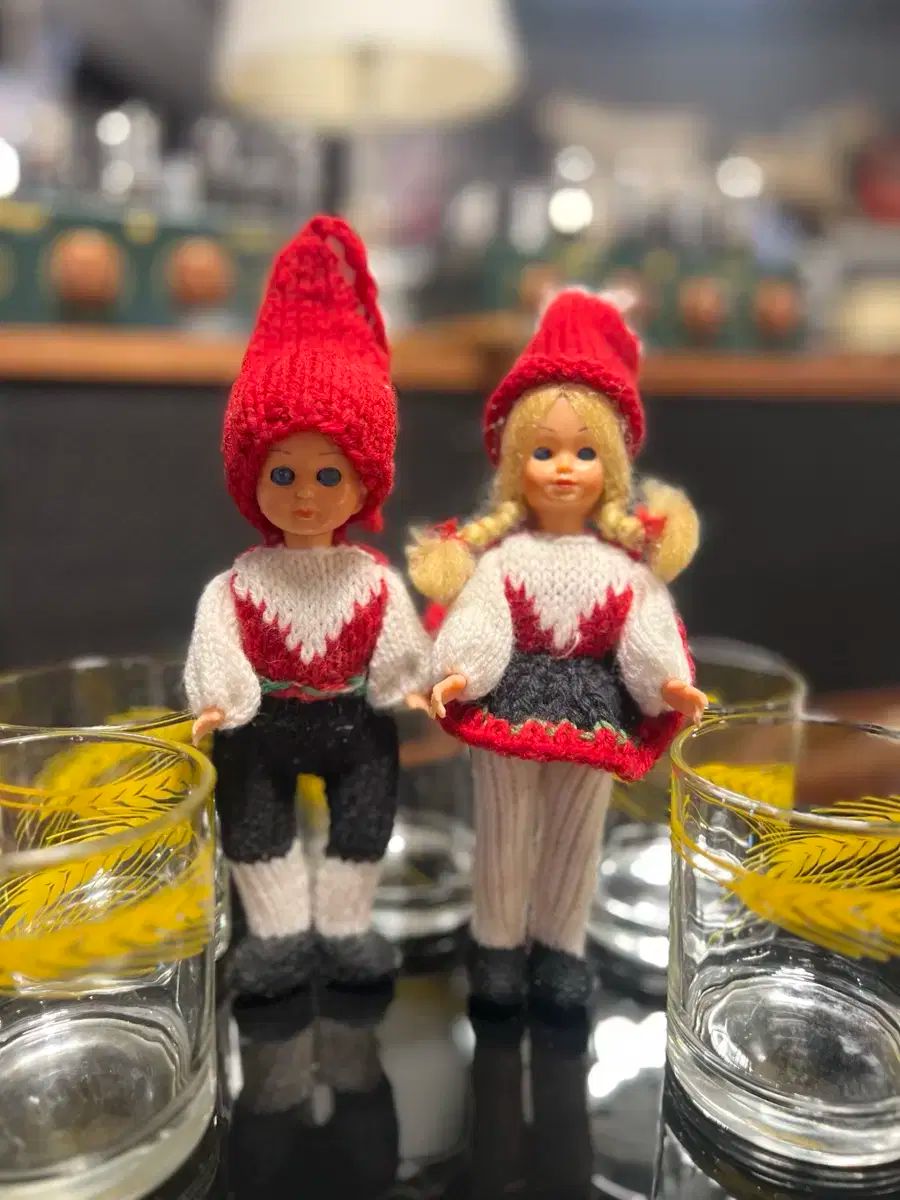 ヴィンテージ プラスチック 目パチ パチ ぬいぐるみ セット