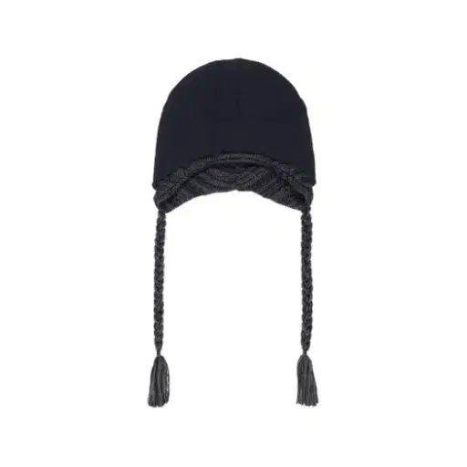 コイセイオ ダブル トラッパー ビーニー ブラック