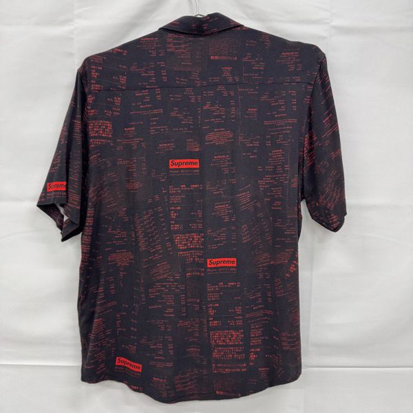 Supreme/シュプリーム【20AW】Receipts Rayon S/S Shirt/シート柄