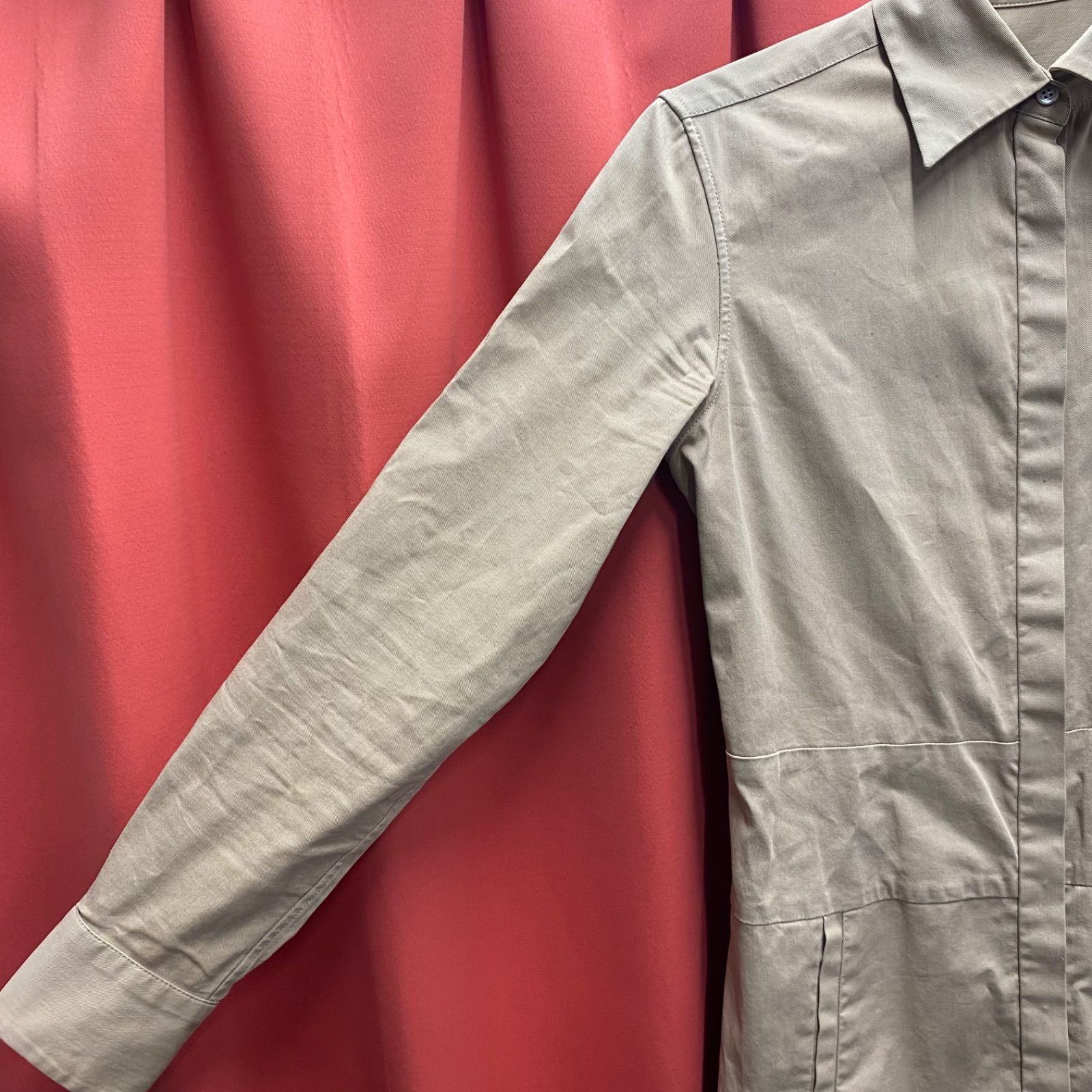 PRADA プラダ ステンカラーコート スプリングコート シャツ ジャケット