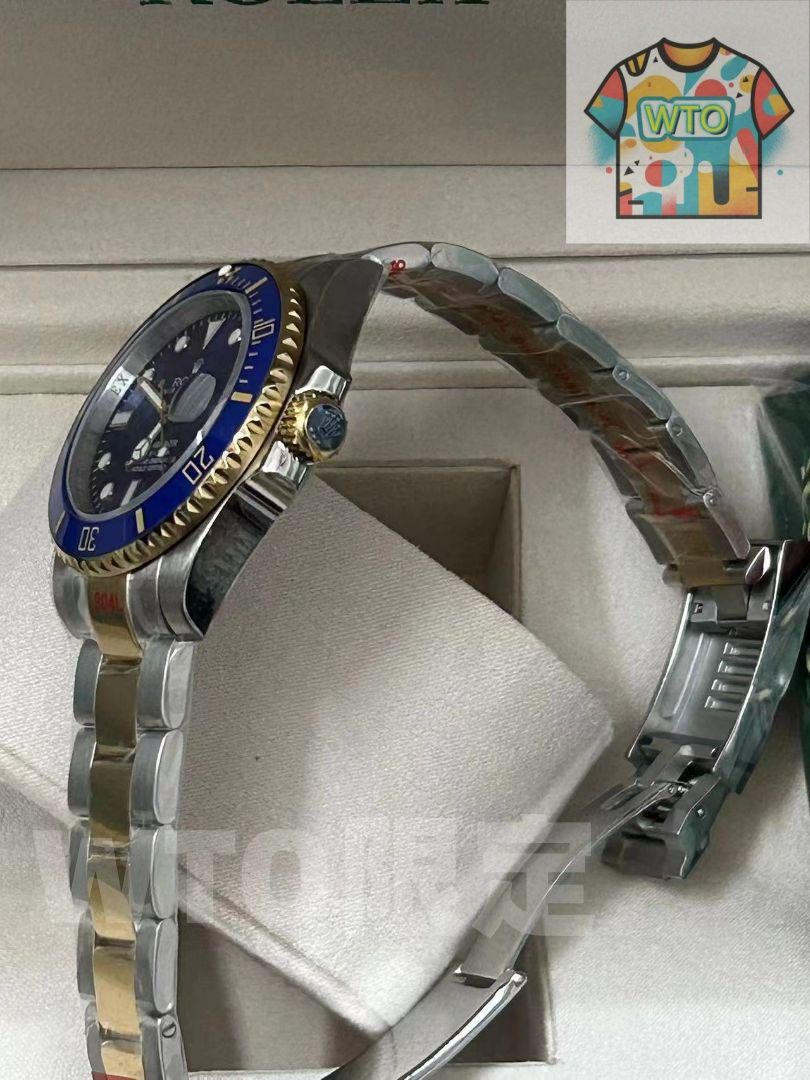  ROLEX サブマリーナー ブルー ゴールド｜ ｜ -WTO店名をご ください 自動巻き時計 腕時計(アナログ)