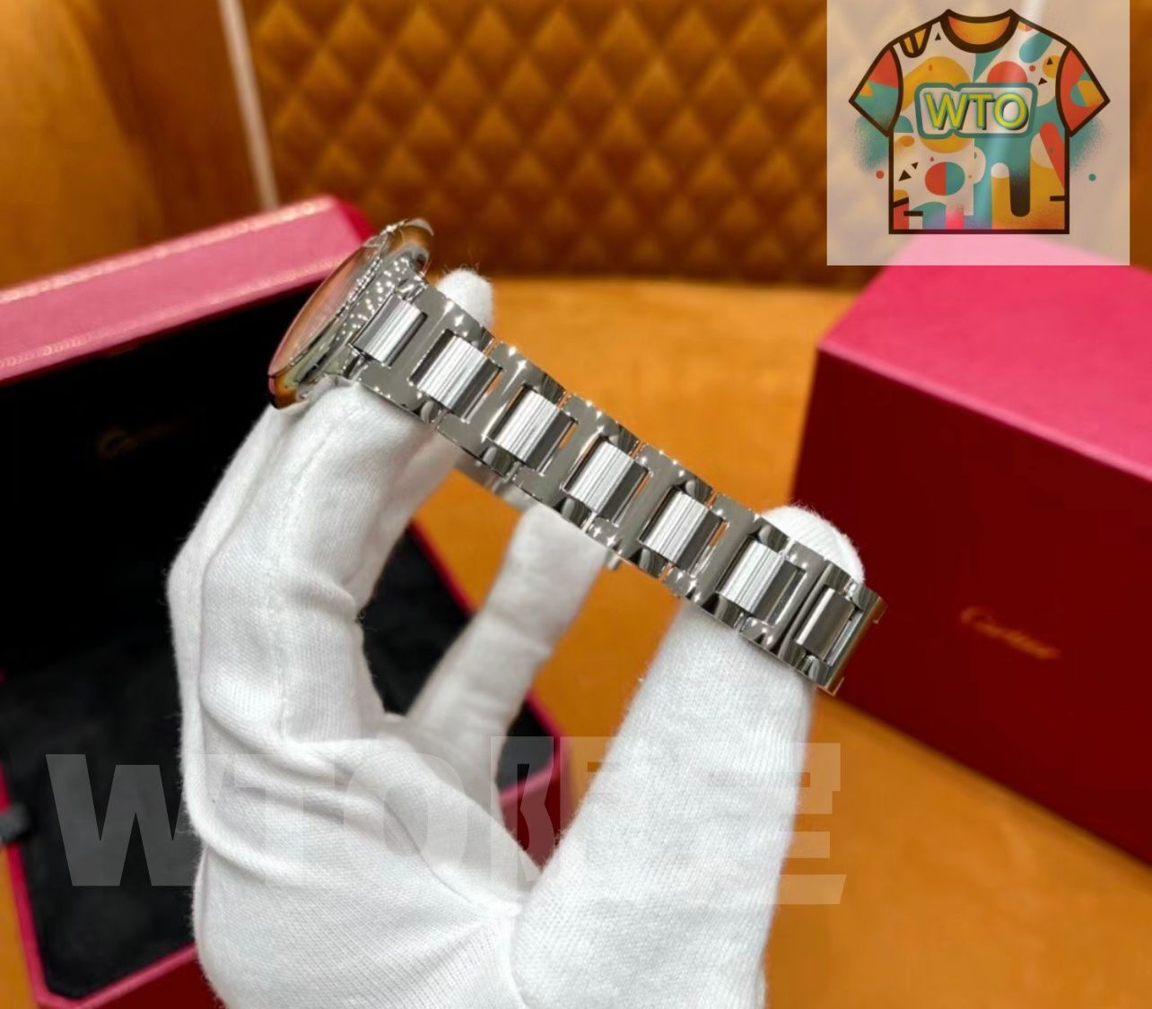  ご 大 です Cartier カルティエ ブルーバルーン ピンクプレート 自動巻き｜WTO通販｜ -WTO店名をご ください-WTO輸入-QRN 17 金属ベルト 時計