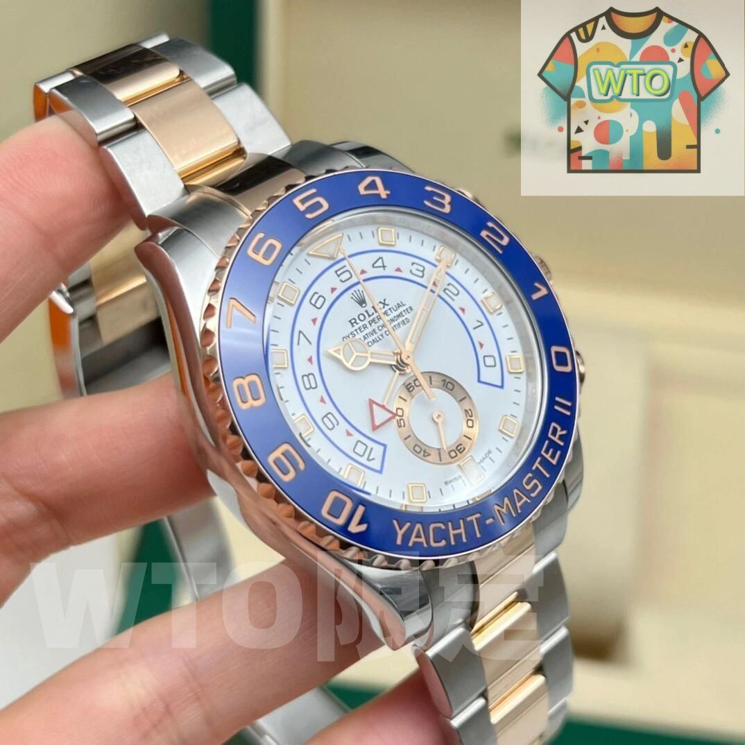  ご 大 です ロレックス ヨットマスター クラシックなスタイル 44 mm m 116681 自動巻き WTO店名をご ください 腕時計(デジタル) 時計