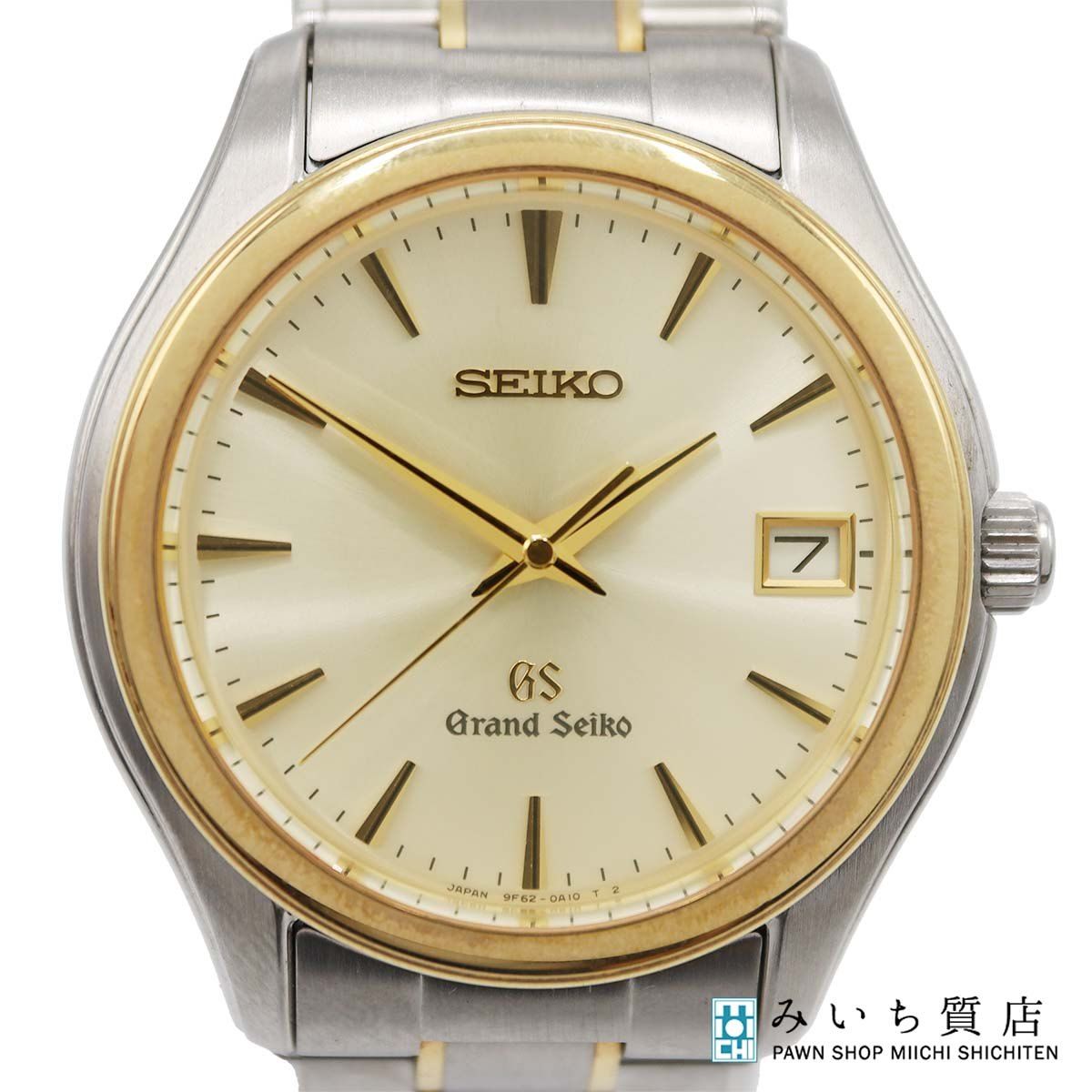 SEIKO セイコー GS グランドセイコー SBGX002 9F62-0A20 クォーツ SS YG 箱 取説 25k1021-1