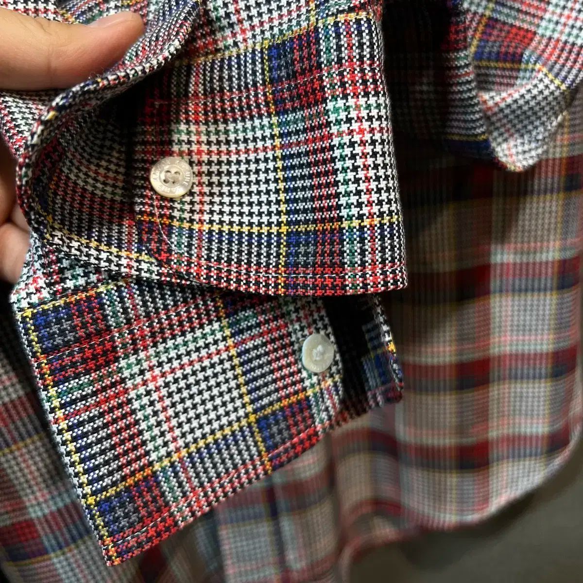 希少MAISON KITSUNÉ チェック柄シャツ 38 Size 38 人気 メゾンキツネ