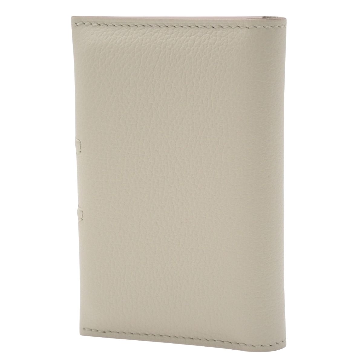 HERMES エルメス RMS カードホルダー ベトン ベージュ エバー パラジウム金具 シルバー金具 W刻印 カードケース パスケース 小物 二つ折り 2つ折り 名刺れ レディース アラモード