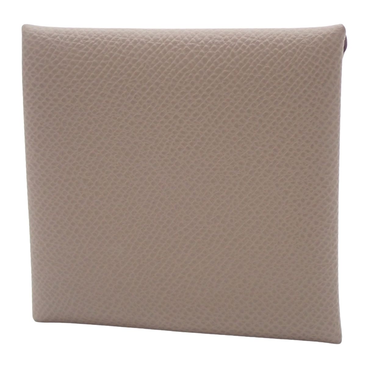 HERMES エルメス バスティア エトープ エトゥープ グレージュ ヴォーエプソン パラジウム金具 シルバー金具 B刻印 コインケース コインパース ミニウォレット ミニ財布 小物 レディース アラモード