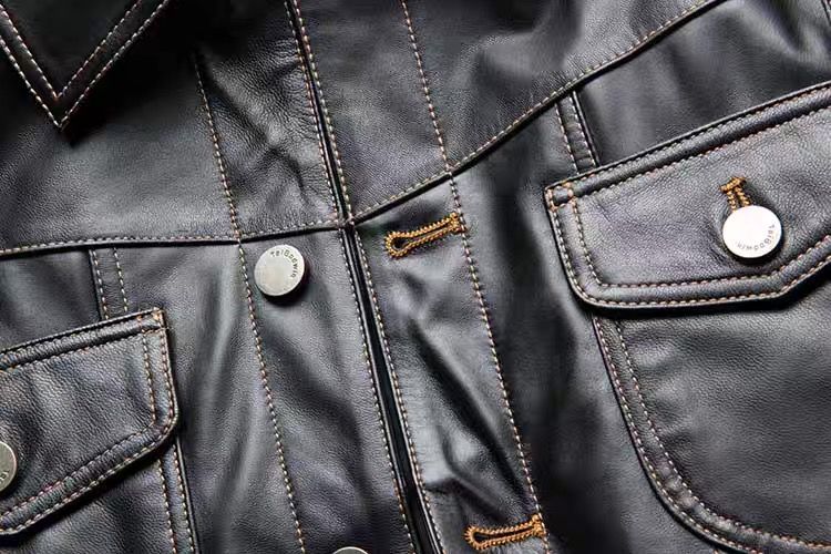 翻领カジュアル 牛仔風