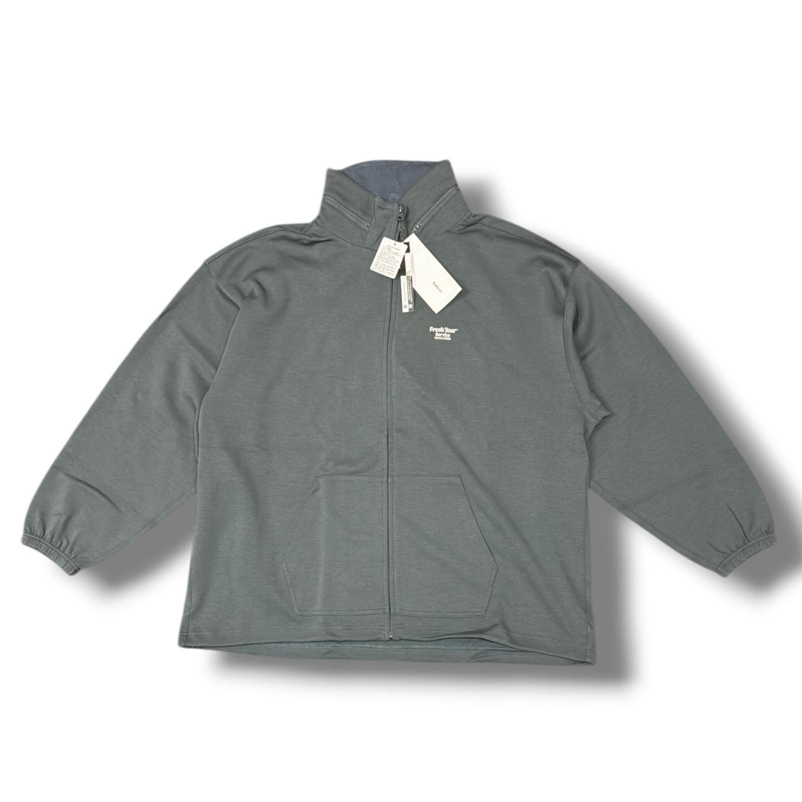 参考上代24200円 FreshService 25AW EXPEDITION COMFORT SHELL w Pillowdy コンフォートジャケット トラックジャケット フレッシュサービス FSC253-70077 グレー M 2512M