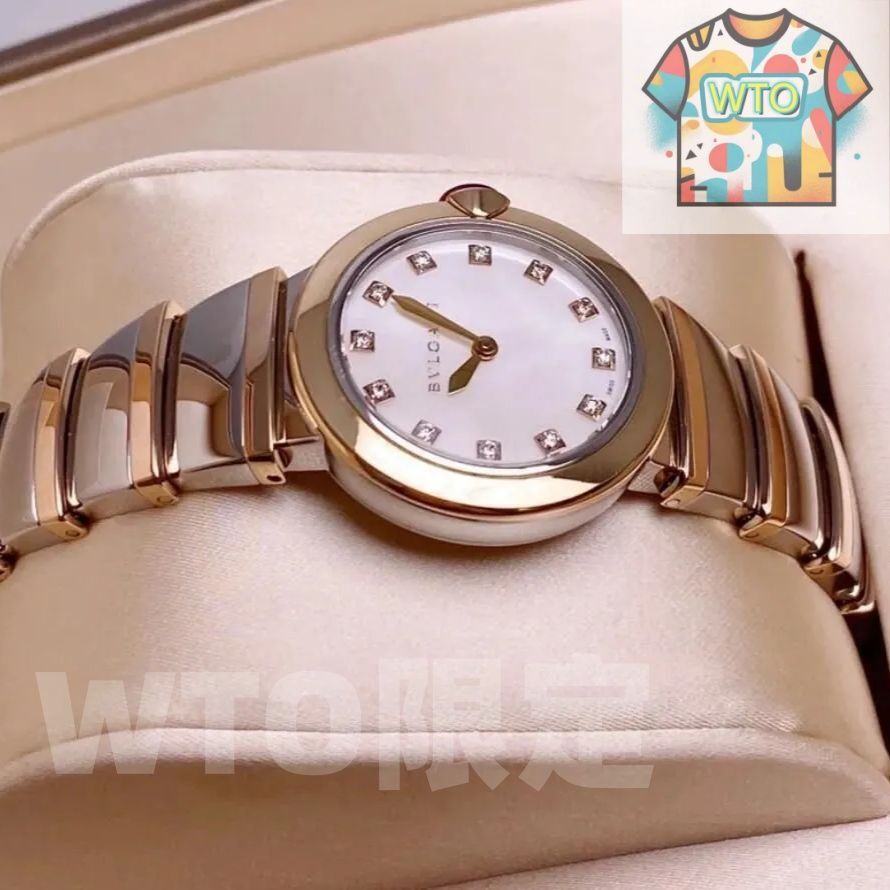 ホワイト マザーオブパール文字盤