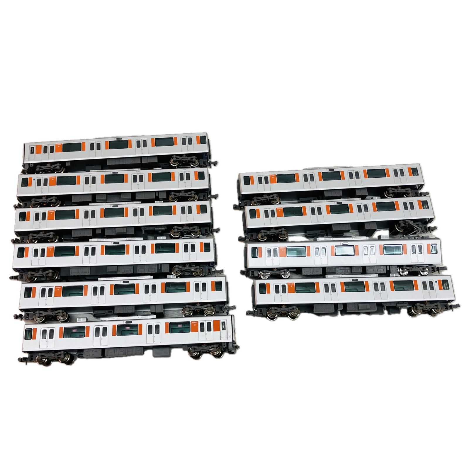 【ジャンク品】MicroAce 東武50000系・第一編成　基本6両・増結4両 MICRO ACE 6両基本 A2780/4両増結 A2781 東武鉄道50000系 第1編成