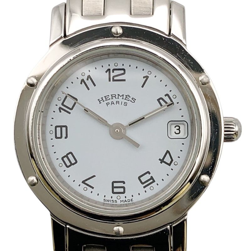エルメス HERMES クリッパー CL4.210 SS レディース 腕時計