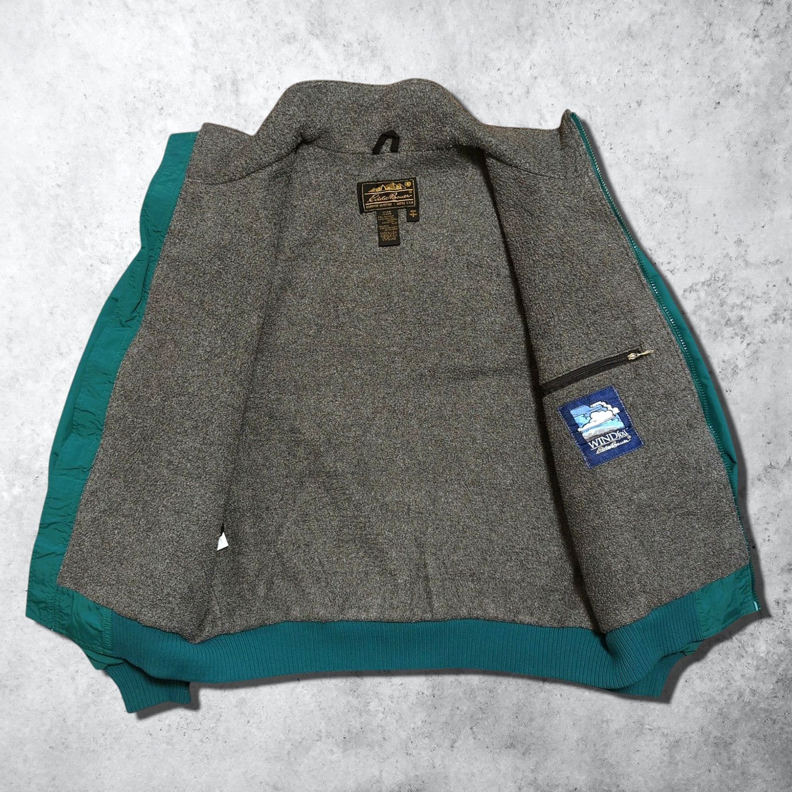 80s USA製 エディーバウアー ウォームアップジャケット ナイロンジャケット 80s Eddie Bauer ウォームアップジャケット エディーバウアー ナイロン