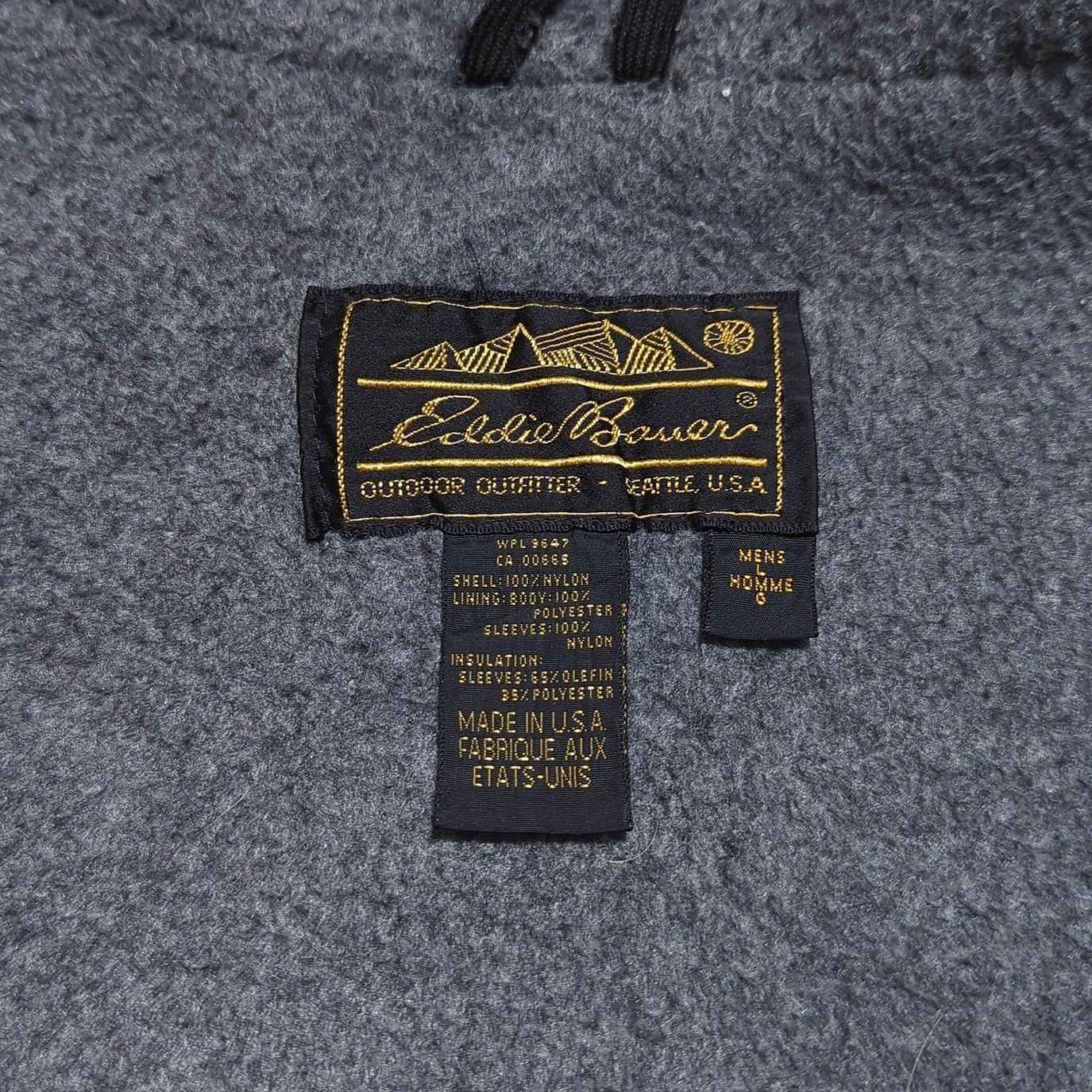 Eddie Bauer エディーバウアー 80s USA製 黒タグ ナイロン ジャケット 