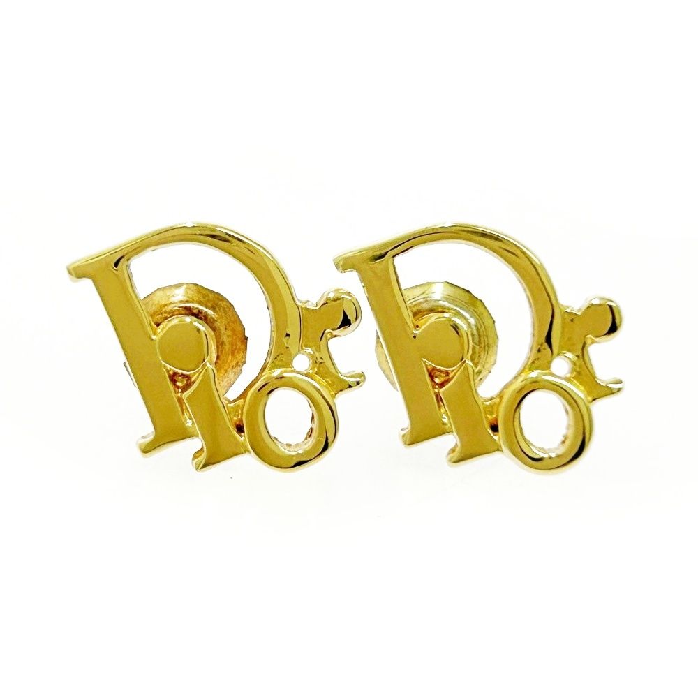 Christian Dior クリスチャンディオール GP Diorロゴ ピアス ゴールド 498354 ピアス