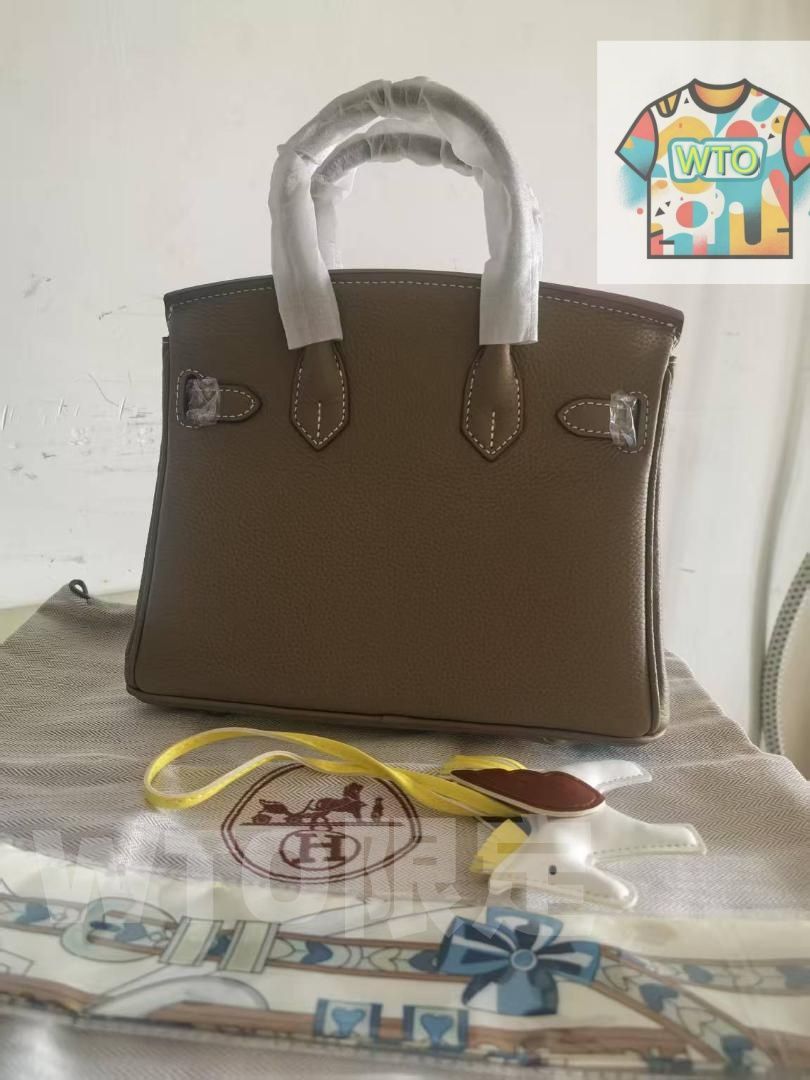 HERMES エレファントグレーのハンドバッグ ショルダーバッグ