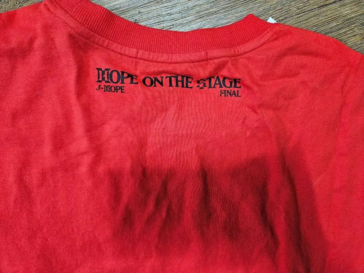  bts ジェイホープ J HOPE ホソク ホビ 半袖 Tシャツ レッド その他 タレントグッズ