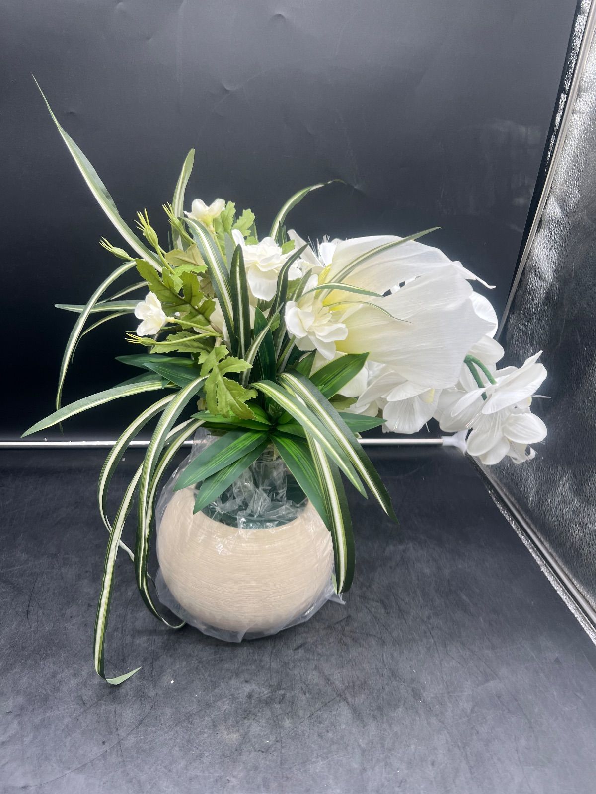 メ133 LED 光触媒 胡蝶蘭DX 陶器使用 8865-90-211