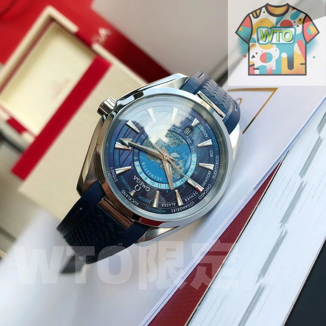 46今すぐ へようこそ! オメガ シーマスター アクアテラ GMT ワールドタイマー マスタークロノメーター ブルー49|WTO通販| -0-WTO輸入-YPR51