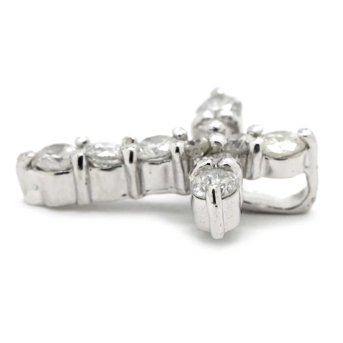 クロスモチーフ ペンダントトップ ダイヤモンド 0.5ct プラチナ Pt900