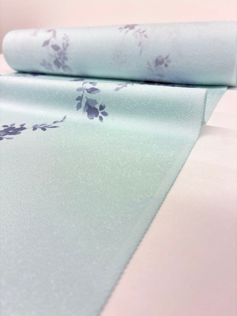  小紋 紋意匠 丹後ちりめん 草花 反物 正絹 O 101 小紋 着物反物